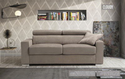 Living Room Furniture Sectionals with Sleepers Cloudy