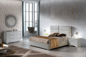 Brands Dupen Modern Bedrooms, Spain 851 Sara Bed with Storage, M-100, C-100, E-418, DC-508, FL-15011-NBK, LT-3538-W1