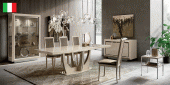 Elite Dining Ivory with Ambra “Rombi” Chairs