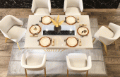 Brands Franco Gold Oro White Dining room Additional Items
