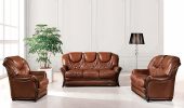 Living Room Furniture Sofas Loveseats and Chairs 67 Full Leather Loveseat Only
